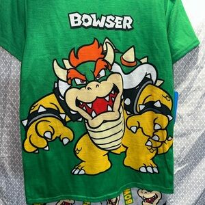 Green Bowser Kids Pjs
